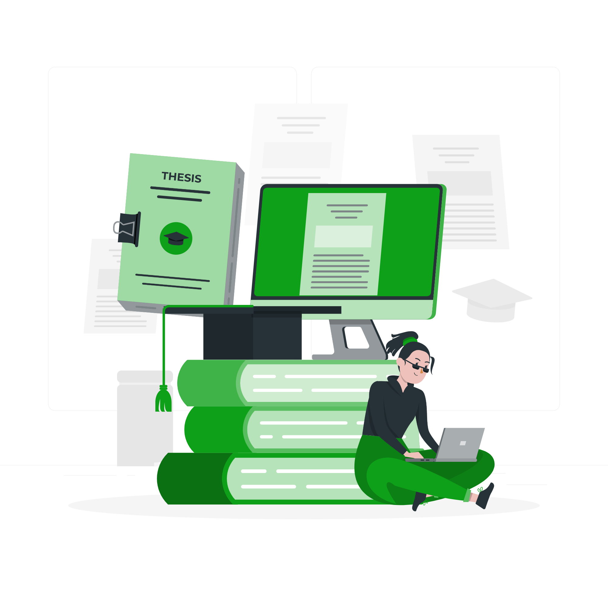 Ilustração de educação digital.